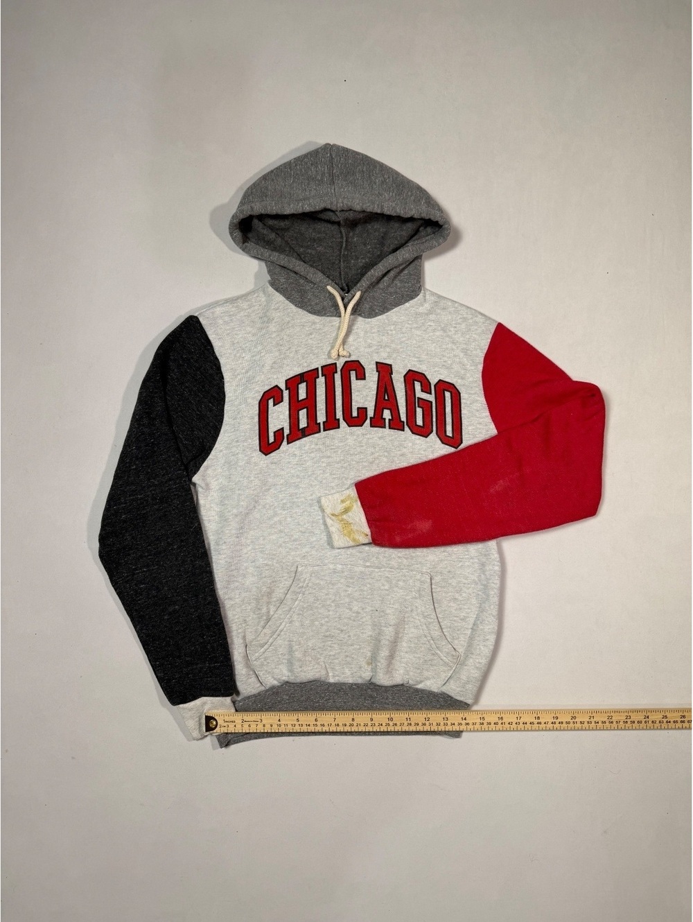 Where I’m From Chicago Color Block Hoodie Size S - Picture 2 of 6